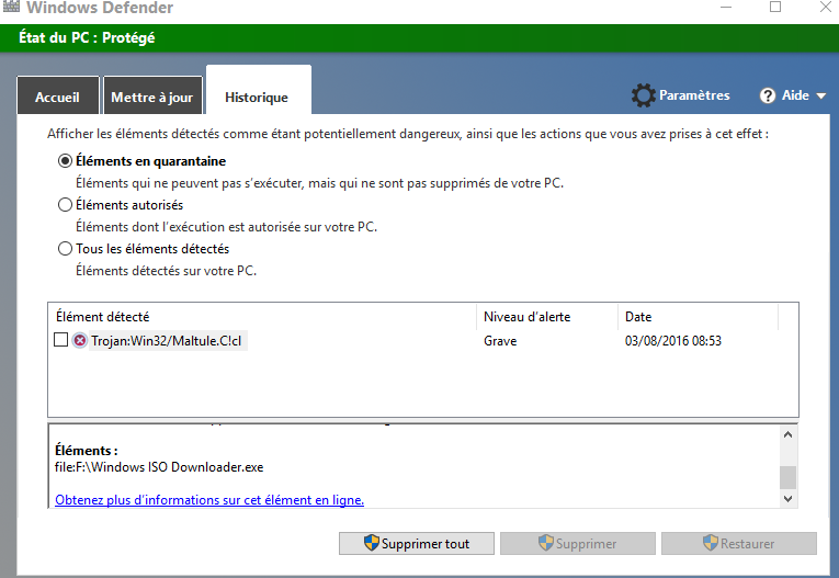 Capture-defender trouve trojan dans Ws Iso Downloader.PNG