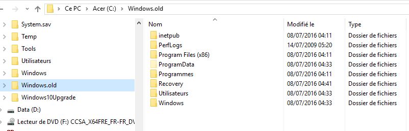 Capture-Windows old et lecteur monté pour mise à jour WS 10.JPG