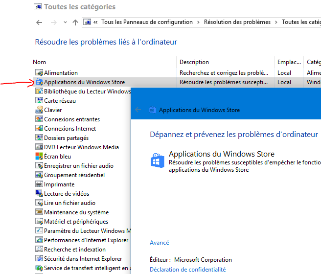 Capture-résolution de problèmes du Windows store.PNG