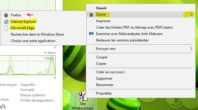 Capture-ouvrir un raccourci avec choix de navigateur.JPG