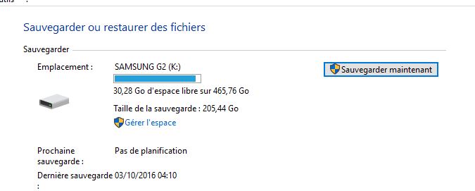 Capture-sauvegarde windows 10 manque d'espace.JPG