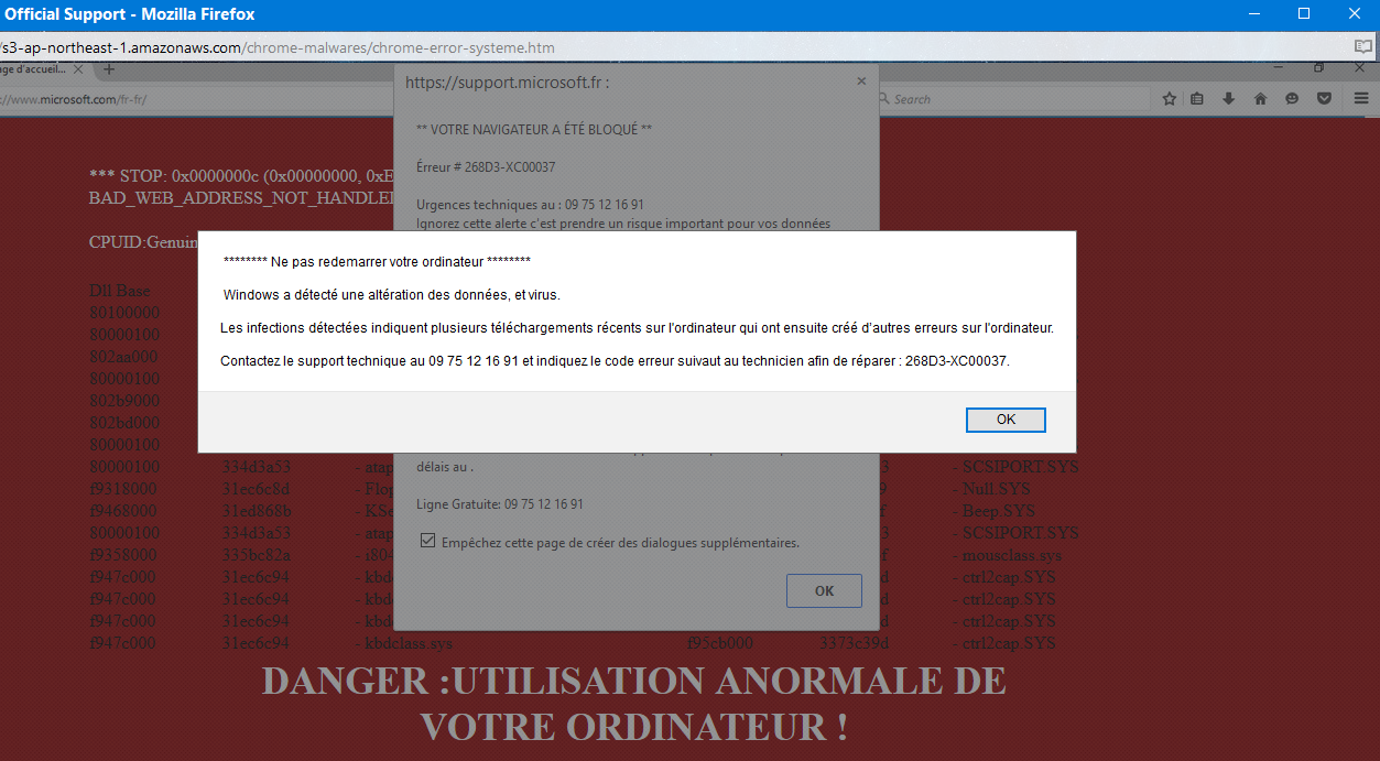 Capture-fenêtre virus diagnostic appeler.PNG