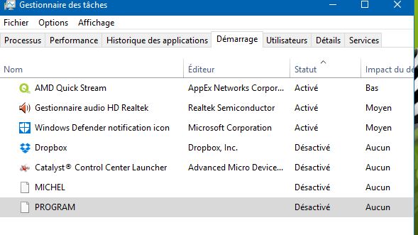 Capture-démarrage gestionnaire restauration au 26-01.JPG