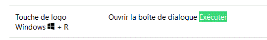 Capture-raccourci exécuter.GIF
