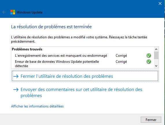 Capture-erreurs services et base de données rectifiées.JPG