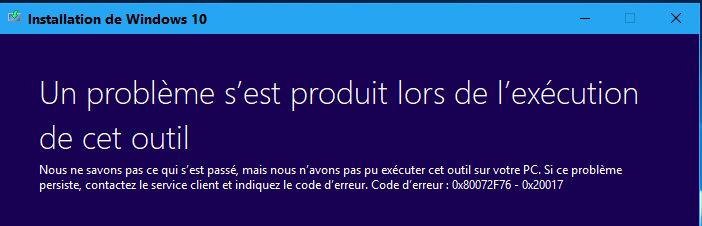 Capture-erreur media creation tool sur pc Asus.JPG