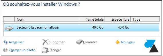Capture-installer WIndows sur disque non alloué selon Windows8facile.JPG