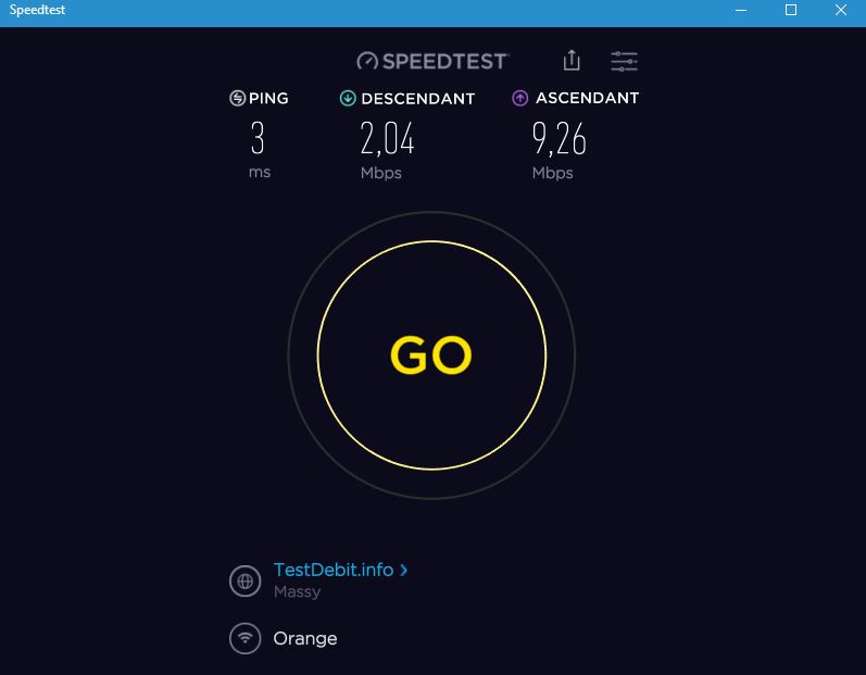 Capture-Speed test avec outil du store mauvai pour Live Box.JPG
