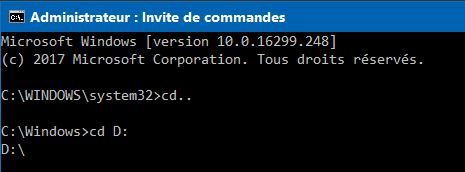 Capture-invite de commande changer de répertoire.JPG