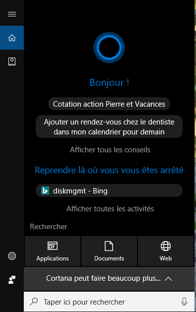 Capture-Cortana et bing activés.PNG