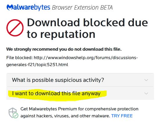 Capture-Malwarebytes extension bêta souci.JPG