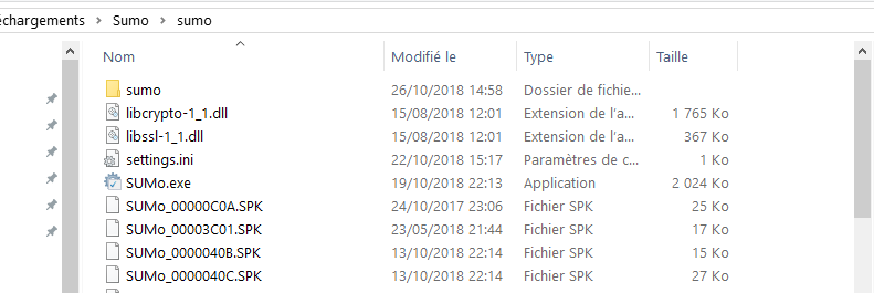 Capture-extraire tout amène directement dans le dossier d'exécutable .PNG