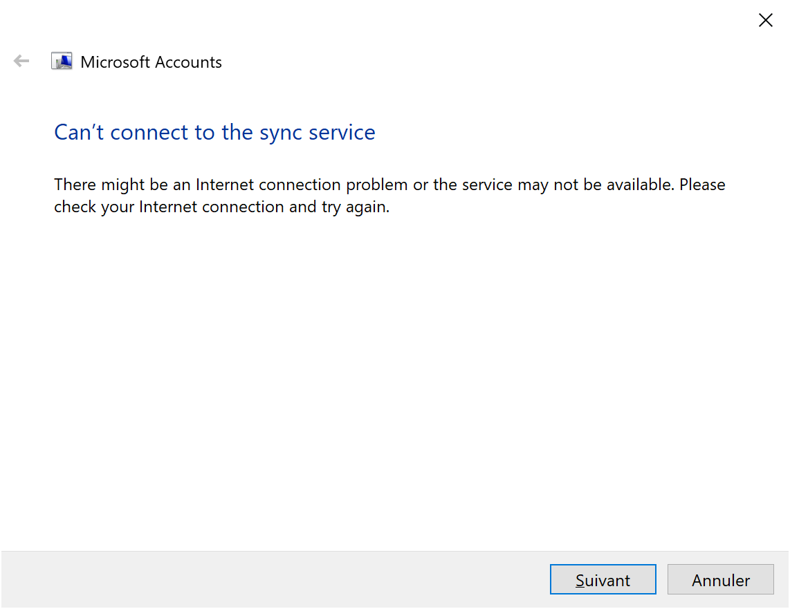 Microsoft account problème connexion sync service.png