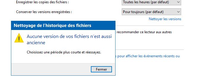Capture-aucune versionde vos fichiers n'est aussi ancienne-file-history.JPG