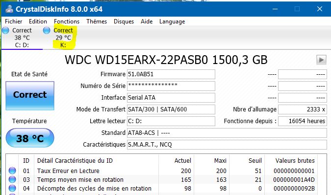 Capture-Crystal disk info pour 2 disques un externe.JPG