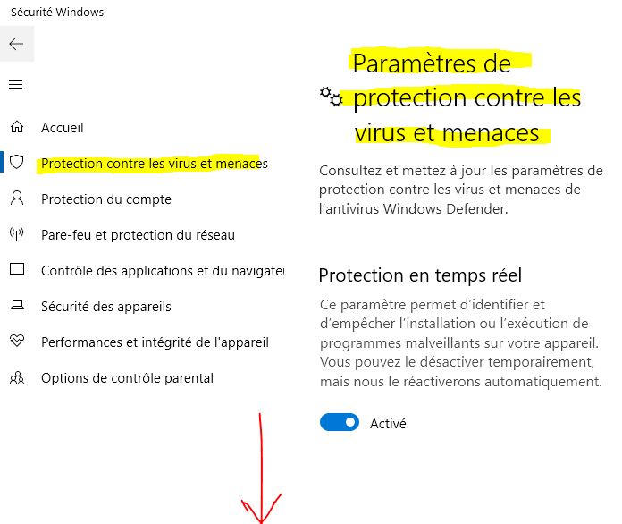 Capture-paramètres de protection contre virus et menaces.JPG