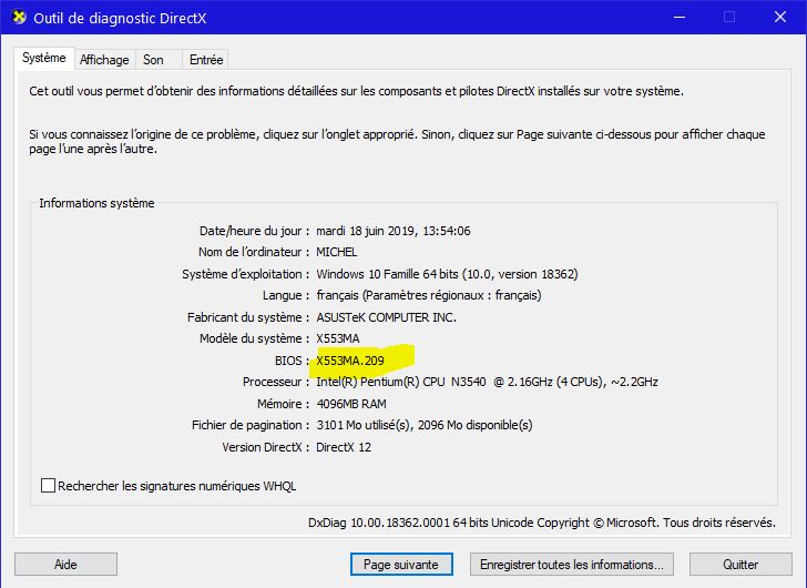 Capture-version du bios dans directX.JPG