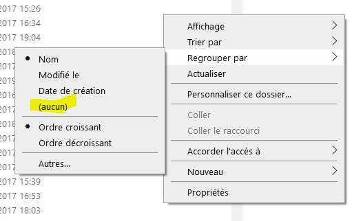Capture-clic droit regrouper par aucun dans téléchargements.JPG