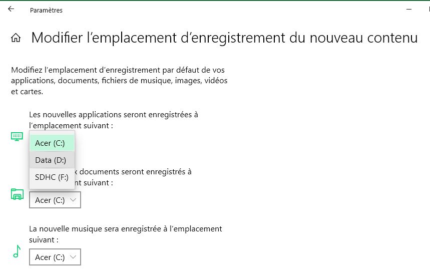 Capture-modifier l'emplacement d'enregistrement de nouveau contenu.JPG