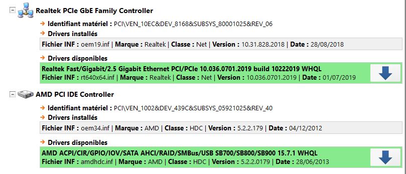 Capture-2 mises à jour prioritaires AMD-Realtek.JPG