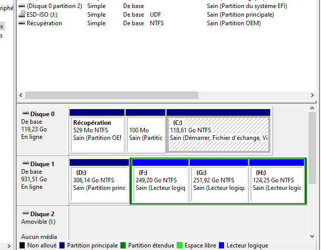 Capture-aspect  disque WIndows 10 suite réinstallation.PNG