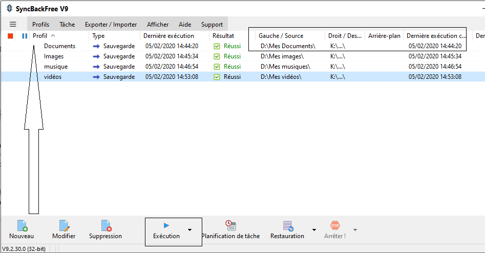 Capture-sauvegarde de données synckback free.PNG