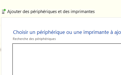 Impossible d'afficher le périphérique réseau pour l'installer