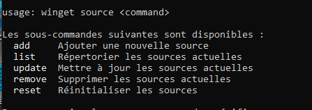 Capture-winget source list.PNG