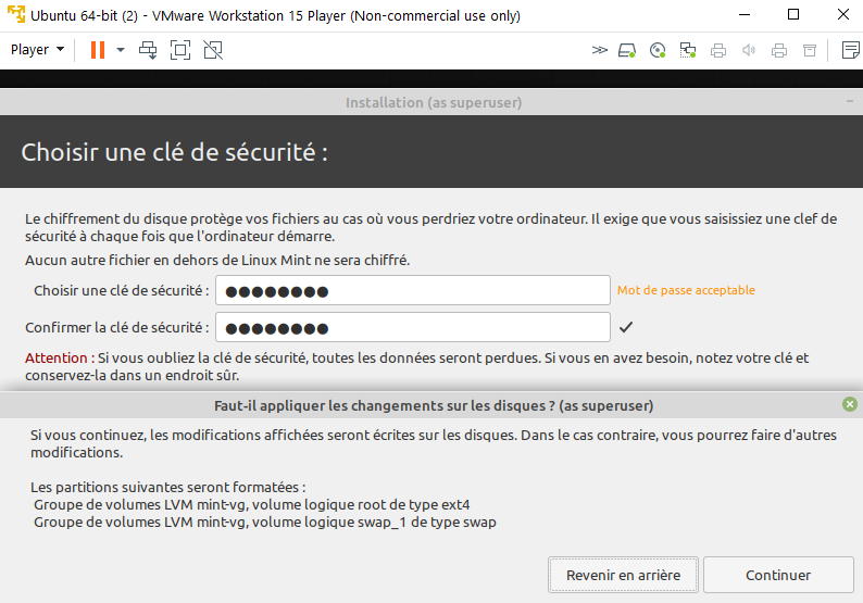 Capture-choisir une clé de sécurité Mint.PNG