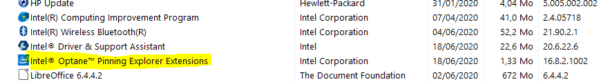 Capture-logiciel Optane installé avec d'autres Intel.PNG