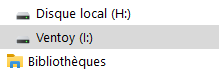 Capture-disque Ventoy semble vide avant ISO.PNG