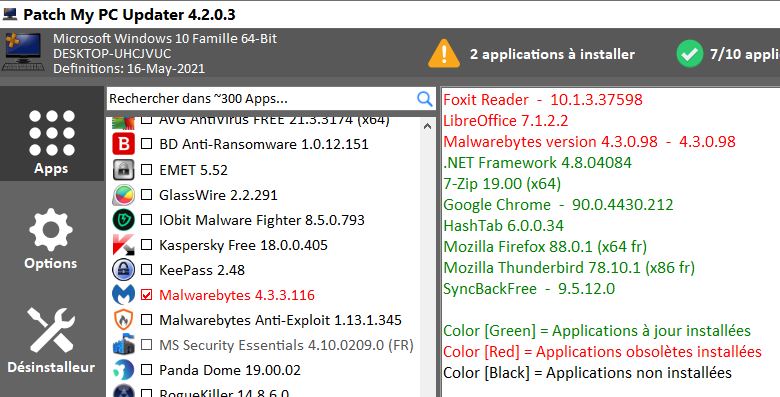 Capture-Malwarebytes ne se met pas à jour mais est indiqué dans PatchMyPc.JPG