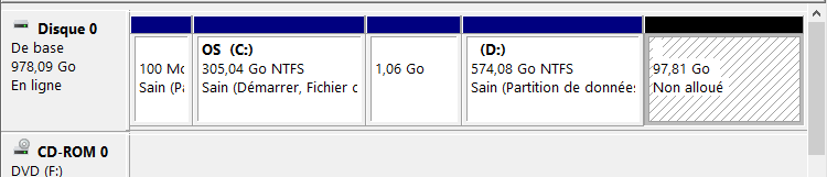 Capture-SSD Crucial partitionné avec une partition non alloué.PNG