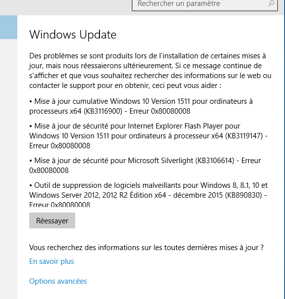 snip_mise à jour problème sous windows 10 du 9 décembre.png