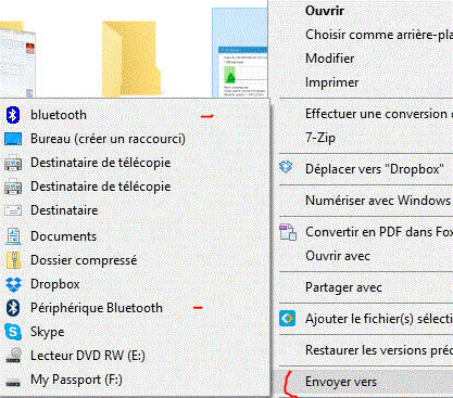 Capture-envoyer vers bluetooth.GIF